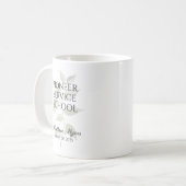 JW 2025 Pioneer School Year Text mit Eucalyptus Kaffeetasse (Vorderseite Links)