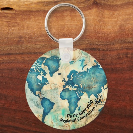 JW 2025 Reine Gottesanbetung Taufe Keepake Geschen Schlüsselanhänger (Rückseite)