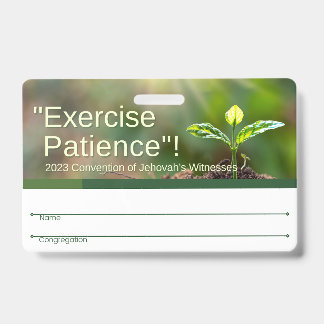 JW Abzeichen | 2023 Regional Conv English & Spanis Ausweis