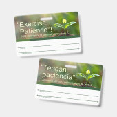 JW Abzeichen | 2023 Regional Conv English & Spanis Ausweis (Vorder- & Rückseite)