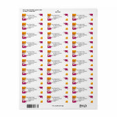 JW Anpassbare Rücksendeadressen-Aufkleber (Vorne)