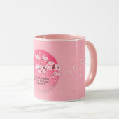JW Apple Blossom Kaffee Cup mit 2025 Jahr Text Tasse (VorderseiteRechts)