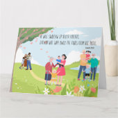 JW Beileid JW Condolences Isaiah 25:8 Karte (Vorderseite)