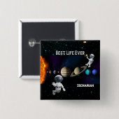 JW Best Life Ever Button Button für junge Brüder! (Vorne & Hinten)