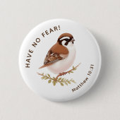 JW Button Button, haben keine Angst Little Sparrow (Vorderseite)
