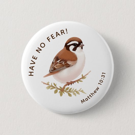 JW Button Button, haben keine Angst Little Sparrow (Vorderseite)