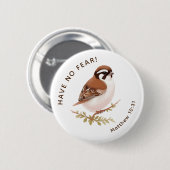 JW Button Button, haben keine Angst Little Sparrow (Vorne & Hinten)
