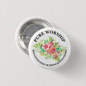 JW-Button-Geschenke für das reine Gebet 2025 Button (Vorne & Hinten)