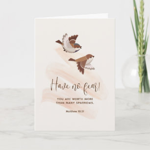 JW Card, Matthew 10:31   JW Gruß Karte