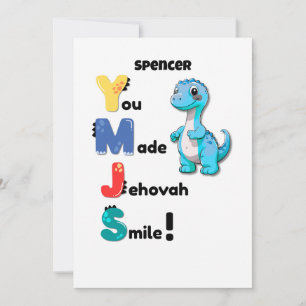 JW Cards for Young Ones - Du hast Jehovah Smile ge Feiertagskarte