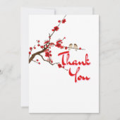 JW Cherry Blossom Scriptural Danke Karte (Vorderseite)