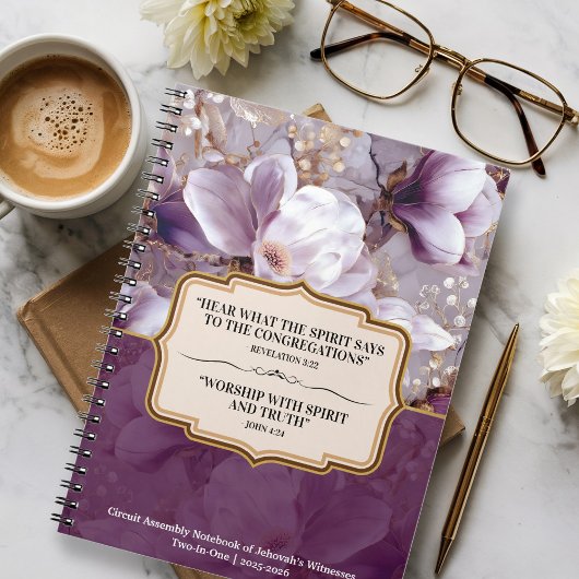 JW Circuit Assembly 2025-2026 Gifts Spiral Notizblock