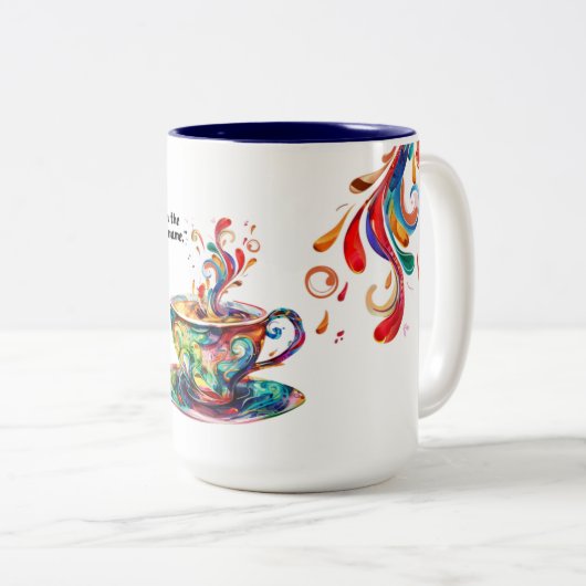 JW Coffee Lover Tasse mit 2025-Jahr-Text (VorderseiteRechts)