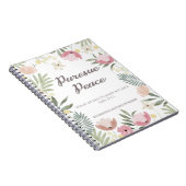 JW Convention 2022 - Blume Notebook Notizblock (Rechte Seite)