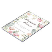 JW Convention 2022 - Blume Notebook Notizblock (Linke Seite)