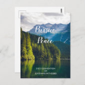 JW Convention 2022 - Lake Mountain Postkarte (Vorne/Hinten)