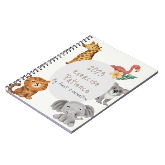 JW Convention 2023 Geduld für Kinder Notizblock (Linke Seite)