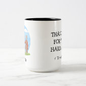 JW Custom Elders Gift Vielen Dank für Ihre harte A Zweifarbige Tasse (Mittel)