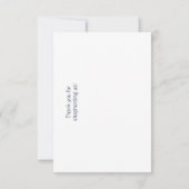 JW Danke, dass Sie uns als Elders Card geerbt habe Dankeskarte (Rückseite)