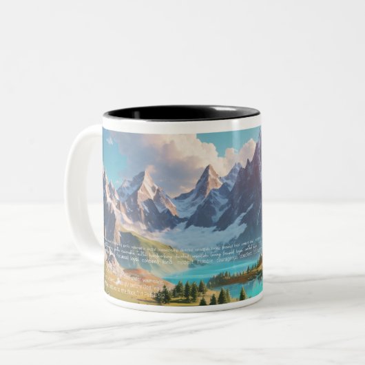 JW Danke, dass Sie uns Elders vererbt haben Zweifarbige Tasse (Vorderseite Links)