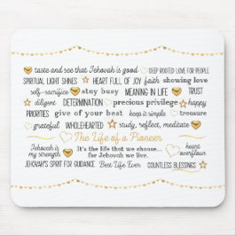 JW Das Leben eines Pioniers Mousepad