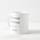 JW Geschenke für Service Partner Paar, kundenspezi Kaffeetasse (Vorderseite Links)