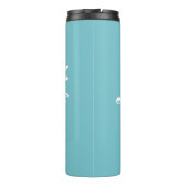 JW gibt Personalisiert Best Life Ever - Blue Thermosbecher (Rückseite)