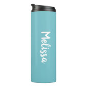 JW gibt Personalisiert Best Life Ever - Blue Thermosbecher (Nach rechts gedreht)