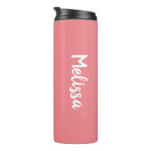 JW gibt Personalisiert Best Life Ever - Pink Therm Thermosbecher (Nach rechts gedreht)