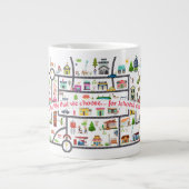 JW Gift for Pioneers - Tasse "Town Territory Map" (Vorderseite)