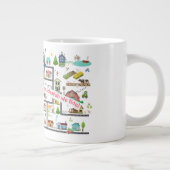 JW Gift for Pioneers - Tasse "Town Territory Map" (Rechts)