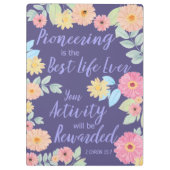 JW Gift Pioneering ist das beste Leben je Klemmbrett (Rückseite)