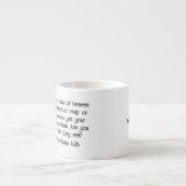 JW Gifts Mugs Personalize Observe Birds Intently  Espressotasse (Vorderseite)