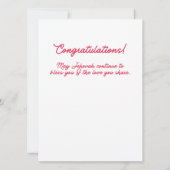 JW Happy Anniversary Card für Jehovas Zeugen (Rückseite)