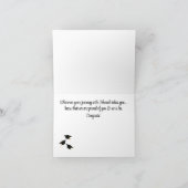 JW High School Abschluss Card ECL. 12:1 Dankeskarte (Innenseite)