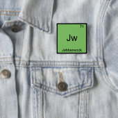 Jw - Jabberwock Funny Chemistry Element Symbol T-S Button (Beispiel)