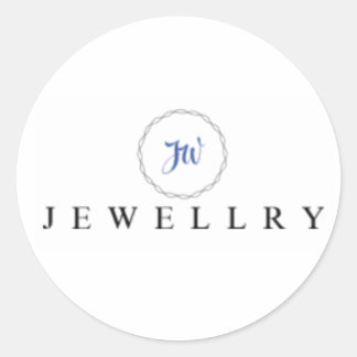 JW Jewellry Sticker(s) Runder Aufkleber