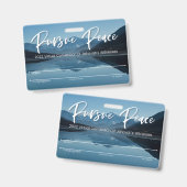 JW Keepake Convention Abzeichen Card | Gebirge Ausweis (Vorder- & Rückseite)