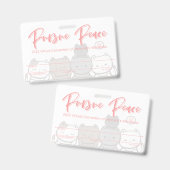 JW Keepake Convention Abzeichen Card | Katzen Ausweis (Vorder- & Rückseite)