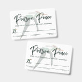 JW Keepake Convention Abzeichen Card | Pterodactyl Ausweis (Vorder- & Rückseite)