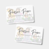 JW Keepake Convention Abzeichen Card | Tiere Ausweis (Vorder- & Rückseite)