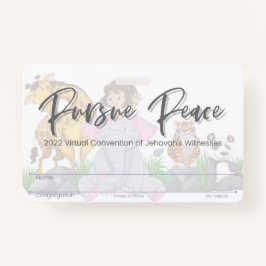 JW Keepake Convention Abzeichen Card | Tiere Ausweis