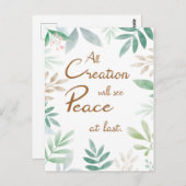 JW-Konvention von 2022 - Endlich Frieden Postkarte (Vorne/Hinten)