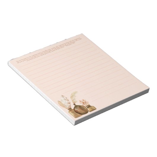 JW Letter Writing Boho Note pad Notizblock (angewinkelt)