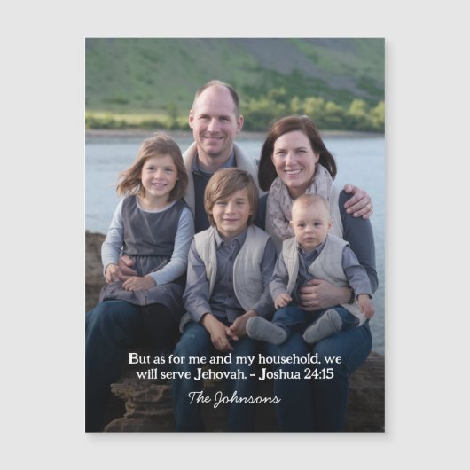 JW Magnetkarte Joshua 25:15 (Vorderseite)