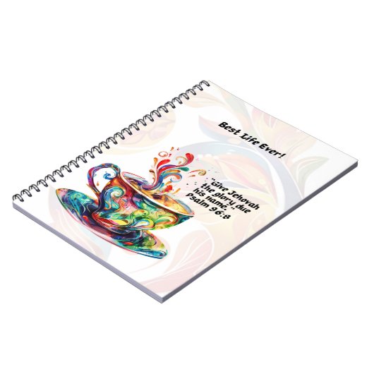 JW-Notebook "Best Life Ever" und 2025-Jahres-Text Notizblock (Linke Seite)