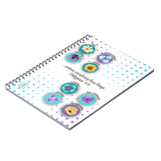 JW-Notebook - Philippinen 4:8 Notizblock (Linke Seite)