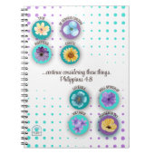 JW-Notebook - Philippinen 4:8 Notizblock (Vorderseite)