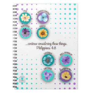 JW-Notebook - Philippinen 4:8 Notizblock