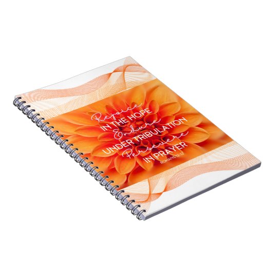 JW-Notebook-Römer 12:12 Freuen Endure Perstrong Notizblock (Rechte Seite)